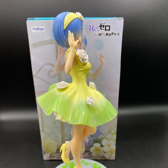 Re:Zero Rem & Ram Flower Dress Trio Try iT Figure FuRyu Set of 2 - Picture 12 of 16